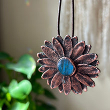 Load image into Gallery viewer, Labradorite Moonflower Necklace #2 - Ready to Ship