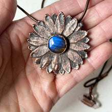 Load image into Gallery viewer, Labradorite Moonflower Necklace #1 - Ready to Ship