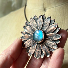 Load image into Gallery viewer, Labradorite Moonflower Necklace #2 - Ready to Ship