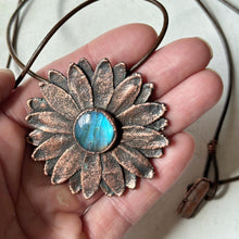 Load image into Gallery viewer, Labradorite Moonflower Necklace #2 - Ready to Ship