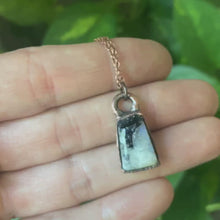 Load and play video in Gallery viewer, Rainbow Moonstone Necklace #1 - Ready to Ship
