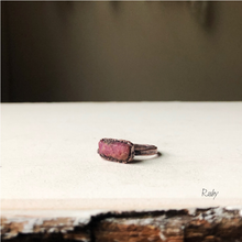 Load image into Gallery viewer, Raw Mineral Chakra Rings - Made to Order