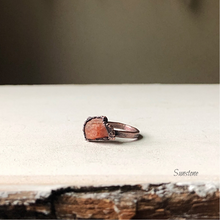 Load image into Gallery viewer, Raw Mineral Chakra Rings - Made to Order