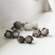 Load image into Gallery viewer, Clear Quartz Druzy Earrings - Ready to Ship