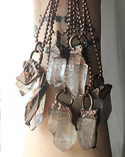 Load image into Gallery viewer, Raw Clear Quartz Point Necklace - Made to Order
