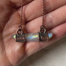 Load and play video in Gallery viewer, Angel Aura Point Bar Necklace #1 - Ready to Ship
