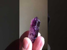 Load and play video in Gallery viewer, Fluorite Polished Point Necklace #4 - Equinox 2020
