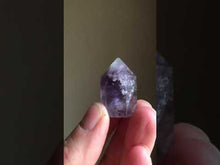 Load and play video in Gallery viewer, Fluorite Polished Point Necklace #7 - Equinox 2020