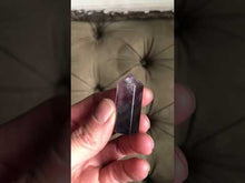 Load and play video in Gallery viewer, Fluorite Polished Point Necklace #3 - Equinox 2020