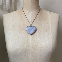 Load image into Gallery viewer, Druzy “Broken Open” Heart Necklace #1 - Ready to Ship