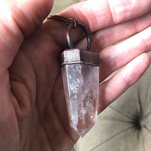 Load image into Gallery viewer, Clear Quartz Polished Point Necklace - Ready to Ship