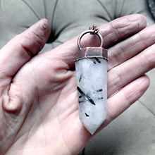 Load image into Gallery viewer, Tourmilinated Quartz Point Necklace #2