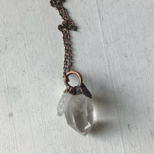 Load image into Gallery viewer, Clear Quartz Point Necklace #2 - Ready to Ship
