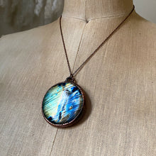 Load image into Gallery viewer, Labradorite Moon Necklace - Ready to Ship