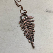 Load image into Gallery viewer, Electroformed Fern Necklace #2