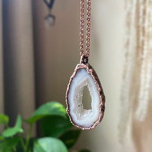 Load image into Gallery viewer, Geode Slice Portal Necklace #1