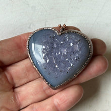 Load image into Gallery viewer, Druzy Heart “Shine On” Necklace #3 - Ready to Ship