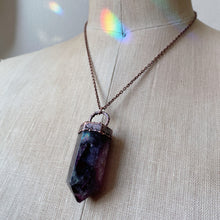 Load image into Gallery viewer, Fluorite Polished Point Necklace #6 - Ready to Ship