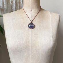Load image into Gallery viewer, Fluorite Moon Necklace #3 - Ready to Ship