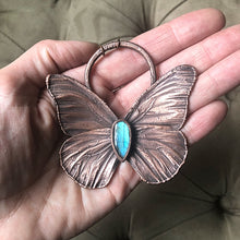 Load image into Gallery viewer, Electroformed Butterfly & Blue Labradorite Necklace - Spring Equinox Collection
