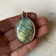 Load image into Gallery viewer, Oval Labradorite Necklace #2 - Ready to Ship