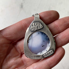 Load image into Gallery viewer, Dendritic Opal Necklace #2 - Sterling Silver