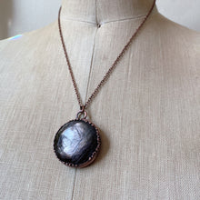 Load image into Gallery viewer, Hypersthene Black Moon Lilith Necklace #1 - Ready to Ship