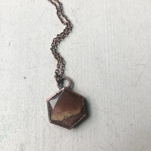 Load image into Gallery viewer, Sunstone Hexagon Necklace #3 - Ready to Ship
