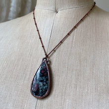 Load image into Gallery viewer, Eudialyte Teardrop Necklace #1 - Ready to Ship