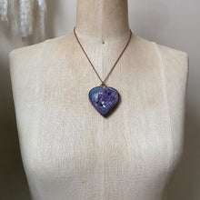 Load image into Gallery viewer, Druzy “Broken Open” Heart Necklace #3 - Ready to Ship