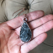 Load image into Gallery viewer, Chalcedony Teardrop Necklace #1 - Ready to Ship