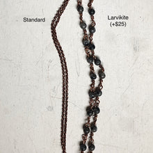 Load image into Gallery viewer, Electroformed Dark Gray Feather Necklace (Ready to Ship) - Darkness Calling Collection