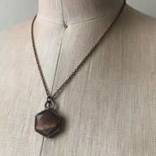 Load image into Gallery viewer, Sunstone Hexagon Necklace #3 - Ready to Ship