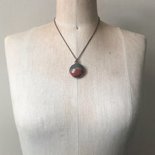 Load image into Gallery viewer, Polychrome Jasper Moon Necklace #13