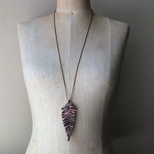 Load image into Gallery viewer, Electroformed Fern Necklace #3