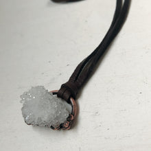 Load image into Gallery viewer, Clear Quartz Druzy Necklace - Ready to Ship