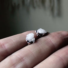 Load image into Gallery viewer, Clear Quartz Druzy Earrings #2 - Ready to Ship
