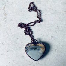 Load image into Gallery viewer, Maligano Jasper Heart Necklace #7