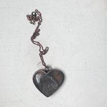 Load image into Gallery viewer, Agate Druzy “Broken Open” Heart Necklace #3 - Ready to Ship