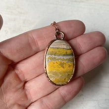 Load image into Gallery viewer, Bumblebee Jasper Oval Necklace #2