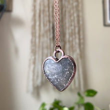 Load image into Gallery viewer, Black Sunstone Heart Necklace #2 - Ready to Ship