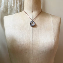 Load image into Gallery viewer, Geode Slice Portal Necklace #4