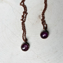 Load image into Gallery viewer, Pink Sapphire “Moon” Necklace - Ready to Ship