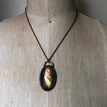 Load image into Gallery viewer, Labradorite Oval Necklace #2- Ready to Ship