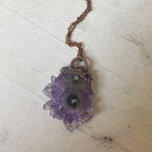 Load image into Gallery viewer, Amethyst Stalactite Slice Necklace #4 - Ready to Ship