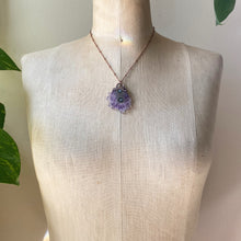 Load image into Gallery viewer, Amethyst Stalactite Slice Necklace #4 - Ready to Ship