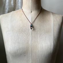Load image into Gallery viewer, Clear Quartz Point & Raw Opal Necklace #3 - Ready to Ship
