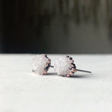 Load image into Gallery viewer, Clear Quartz Druzy Earrings #5 - Ready to Ship