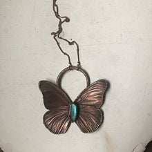 Load image into Gallery viewer, Electroformed Butterfly & Blue Labradorite Necklace - Spring Equinox Collection