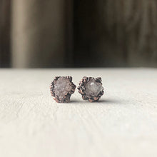 Load image into Gallery viewer, Clear Quartz Druzy Earrings #4 - Ready to Ship